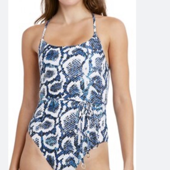 BCBGMAXAZRIA Womens One Piece Swimsuit quick dry bathing suit size 10 - Picture 1 of 11